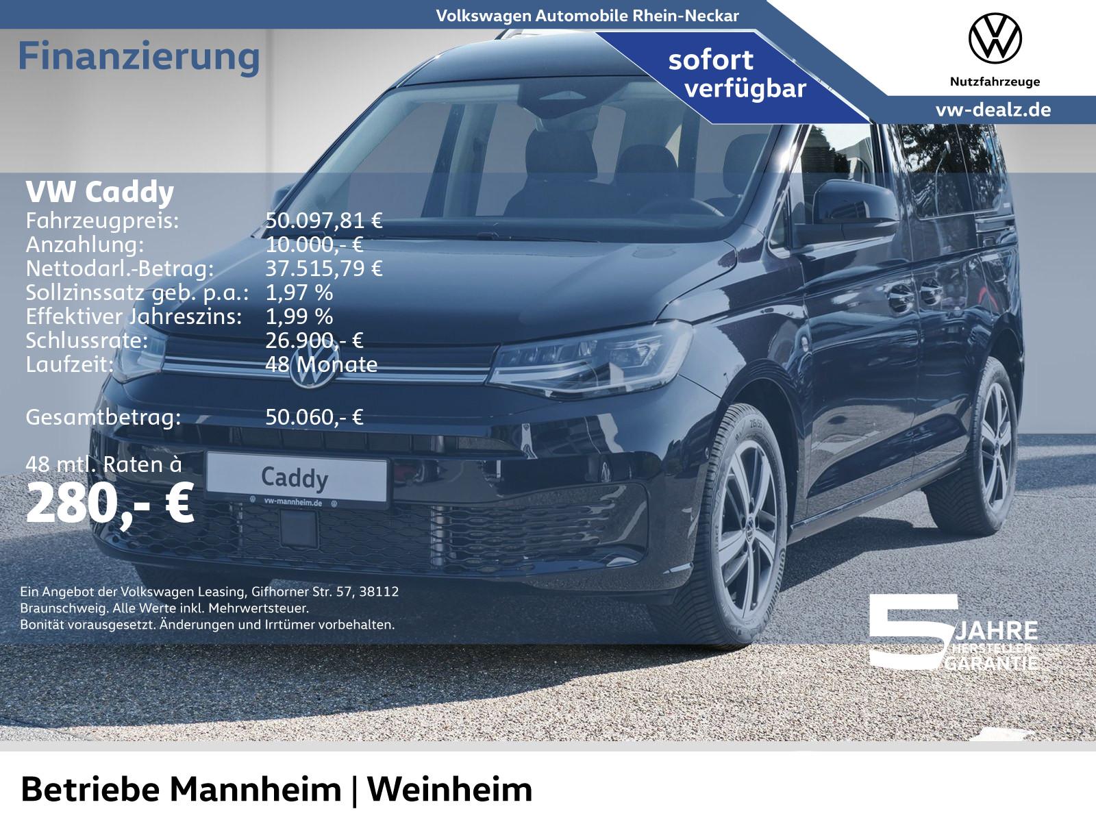 Volkswagen Caddy Life Energy 2.0 TDI Klima AHK Allwetter