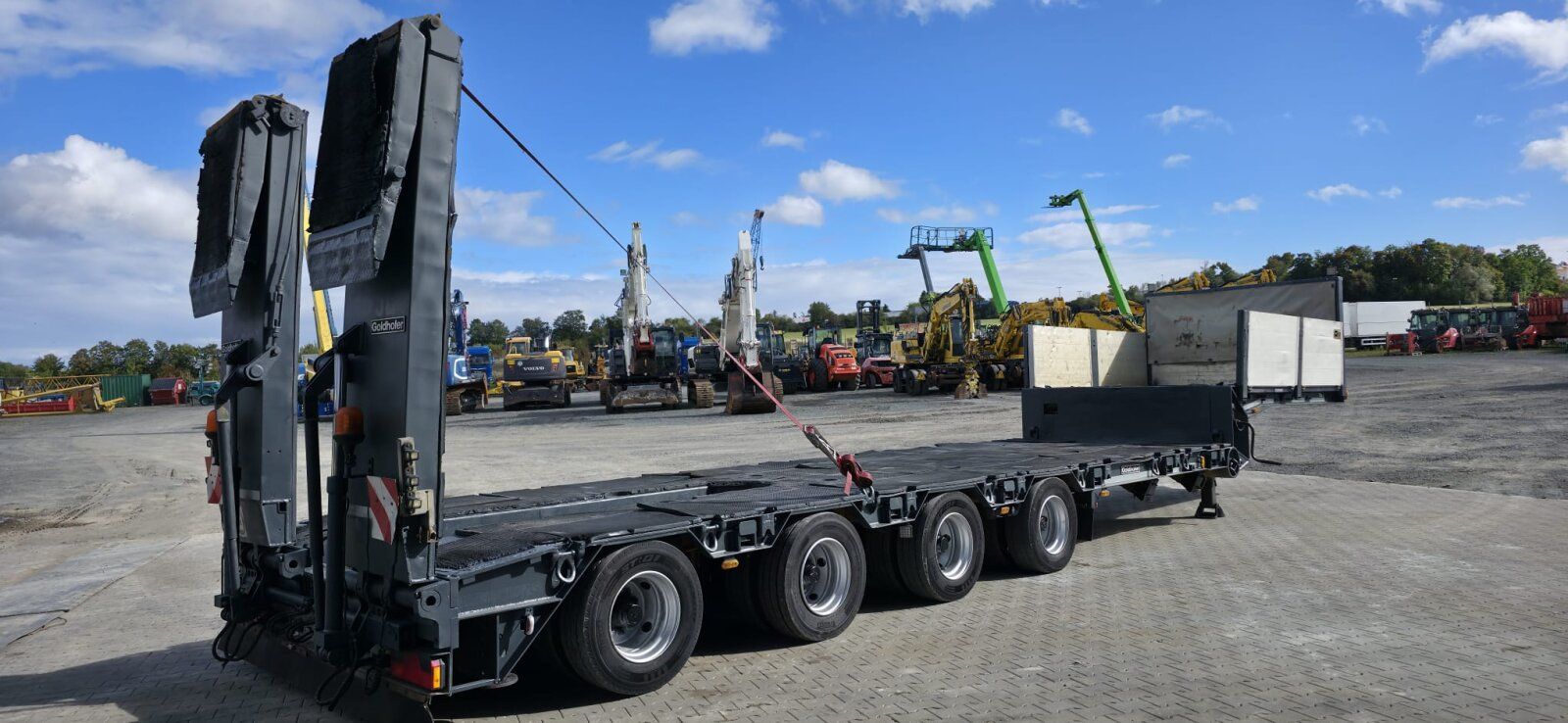 Fahrzeugabbildung Goldhofer STZ-L4-42/80A / Teleskop 4.40m / Rampen / Remote