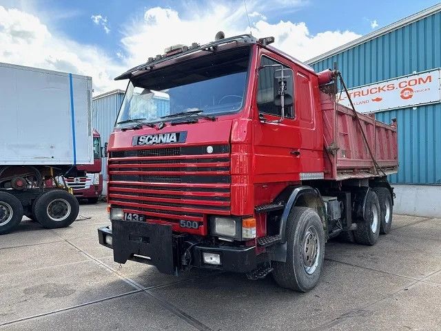 Scania R143-420 V8 6x4 FULL STEEL MEILLER KIPPER (MANUA