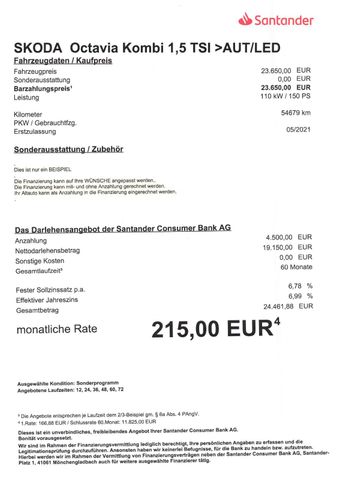 Fahrzeugabbildung Skoda Octavia 1.5 TSI e-Tec Ambition>AUT/LED/SHZ/PDC<