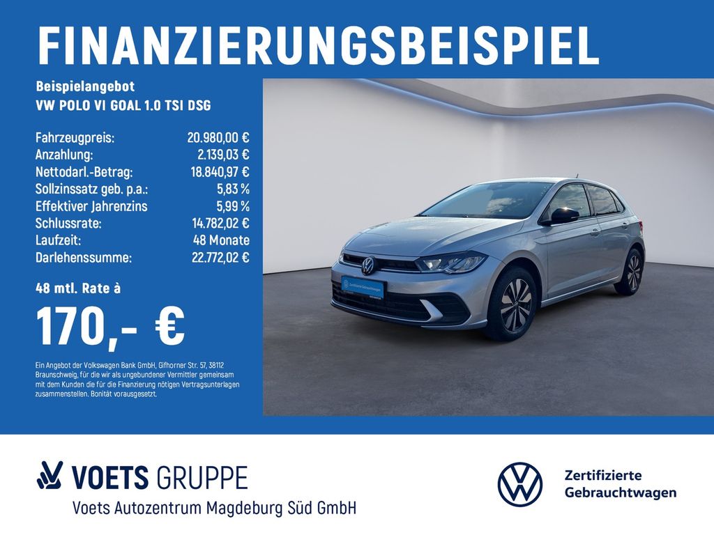 POLO VI GOAL 1.0 TSI DSG LED+NAVI+ACC+PDC+APP-C