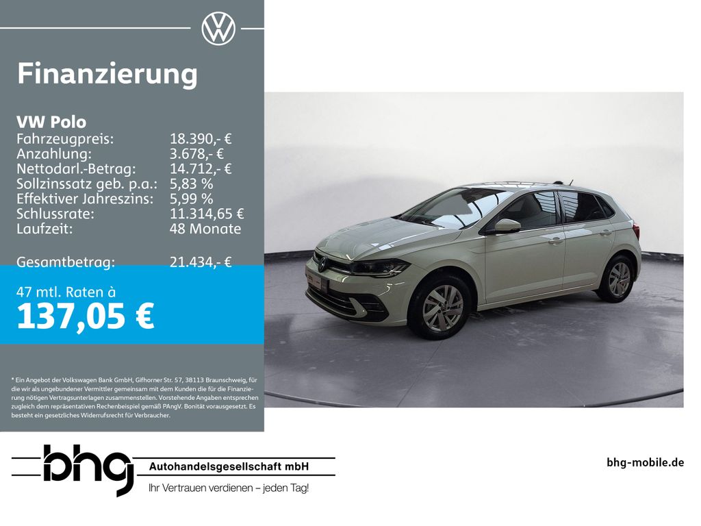 Polo 1.0 TSI DSG Style *LED*CARPLAY*DAB*
