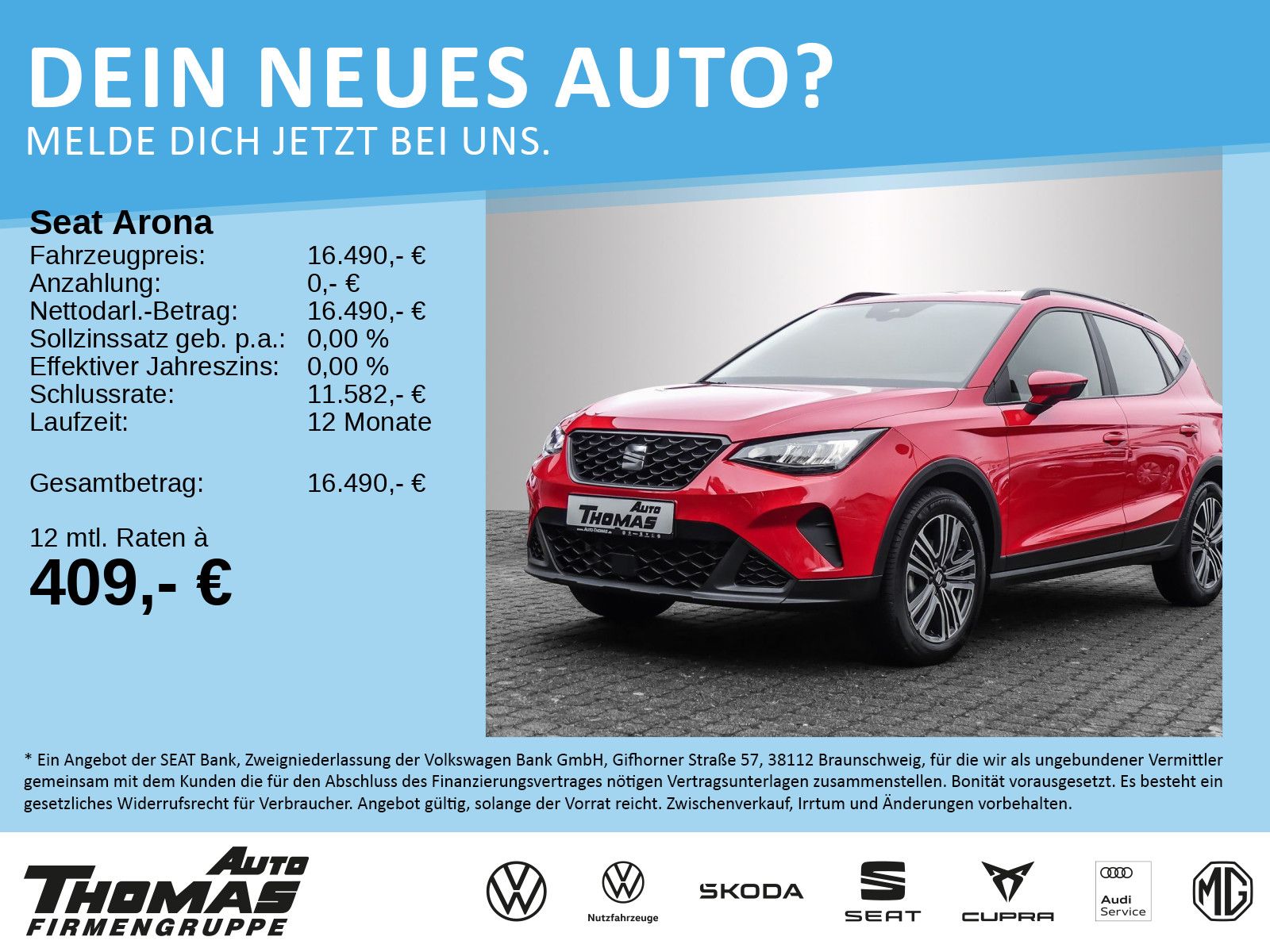 SEAT Arona  Style Edition 1.0 TSI LED+PDC