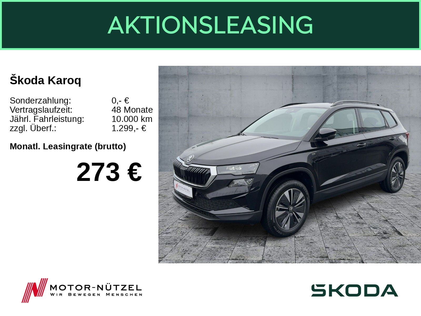 Skoda Karoq Tour 1,0 TSI AHK+NAVI+AHK+RFK+El.HK