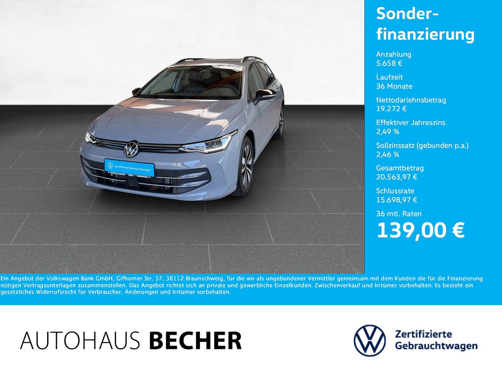 Volkswagen Golf Variant Goal 1.5 TSI 6-Gang /CarPlay/LED