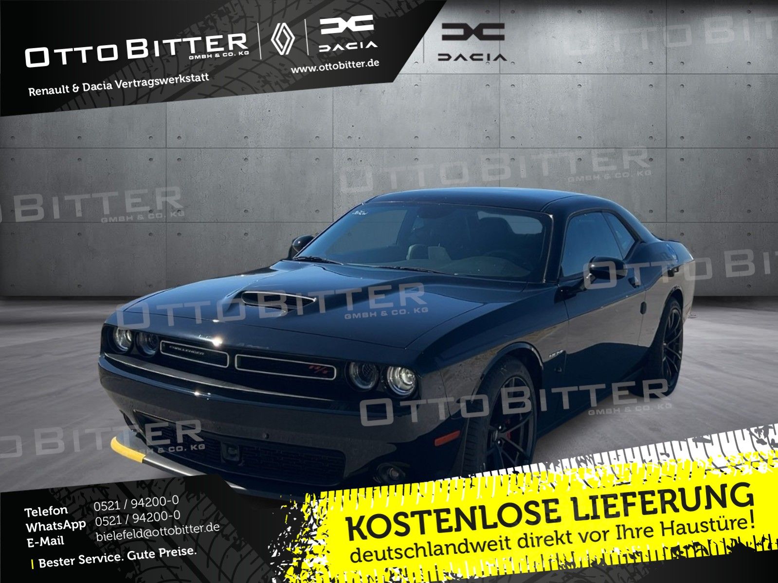 Dodge Challenger R/T 5.7L V8 RT BLACK/PERFORMANCE/VOLL