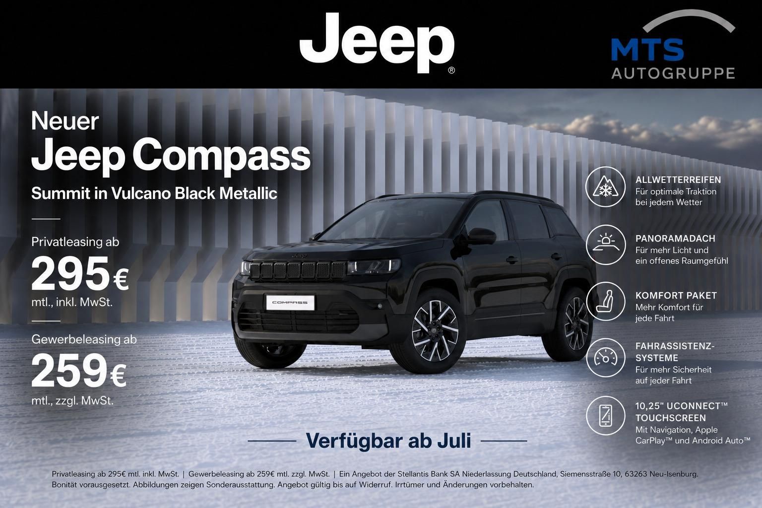 Jeep Compass eHybrid Summit *Pano*Komfort*Allwetter*