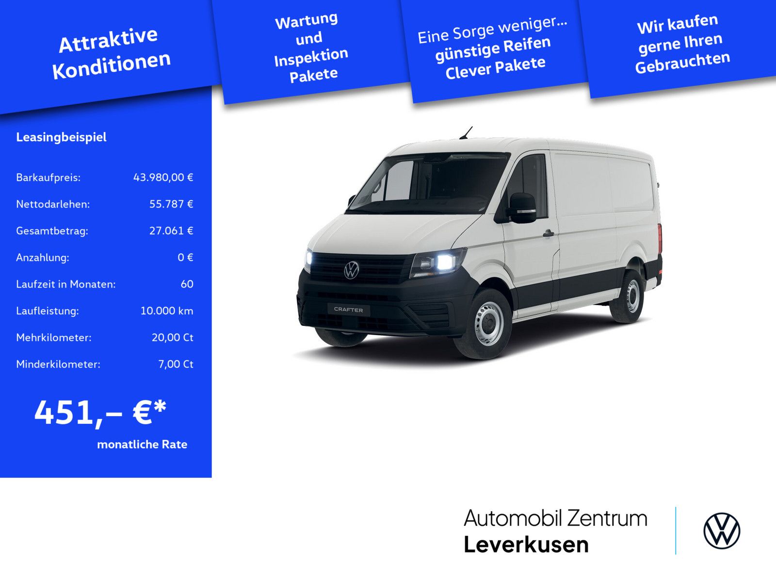 Volkswagen Crafter 35 Kasten ACC PDC VIRT TRENNWAND