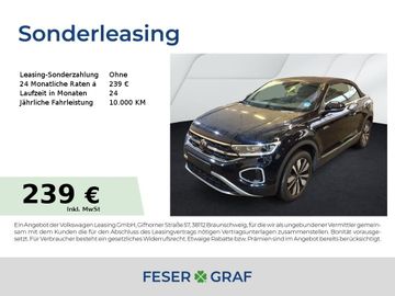 Volkswagen Leasingangebot: Volkswagen T-Roc Cabrio 1.0 TSI Goal ACC Navi RüKa Sitzh.