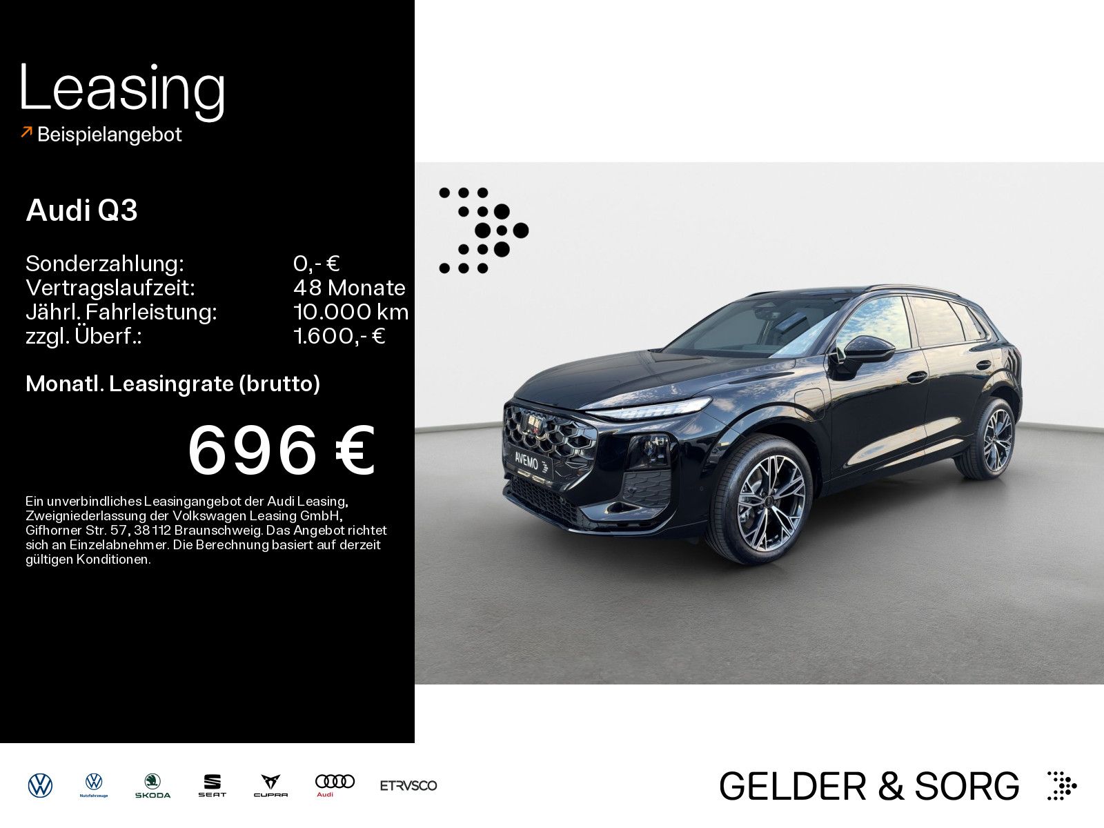 Audi Q3 SUV e-hybrid AMBIENTE*AHK*360°*ACC*LED*SPORTS