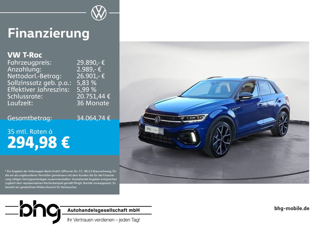 Volkswagen T-Roc R 2.0 l TSI 4MOTION Blackstyle Performance