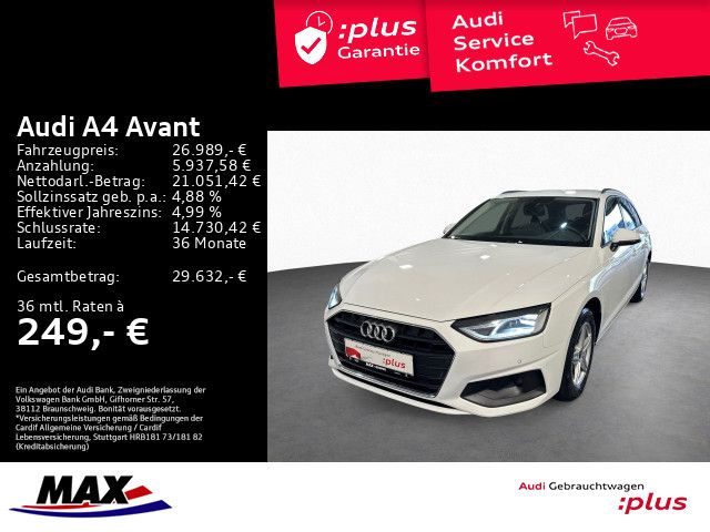 A4 Avant 35 TFSI AHK+LED+MMI NAV PLUS+KAMERA+ALU