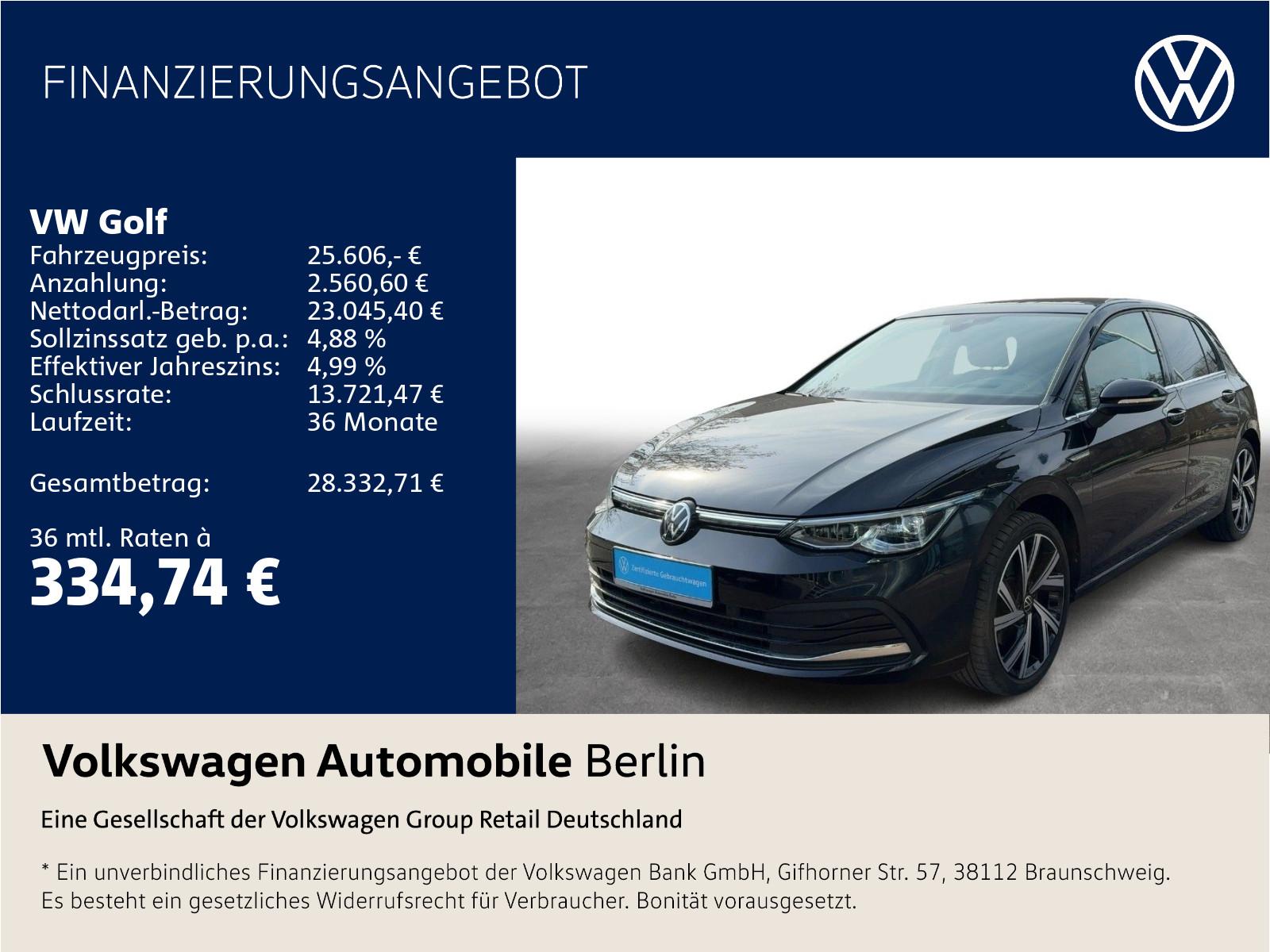 Volkswagen Golf 2.0 TSI DSG Style Navi Pano LED Standhzg