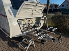 BUERSTNER Premio Plus 410TS-Hubbett-Dachklima-Mover-Markis