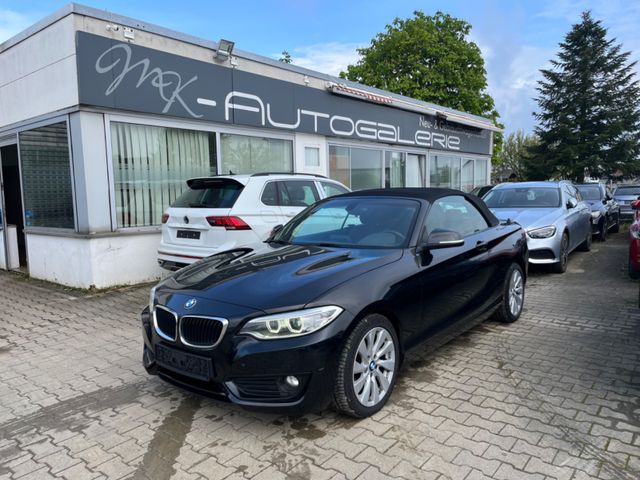 BMW 220d CabrioAut.|2.Hand|Bi-Xenon|T-Leder|Navi|PDC