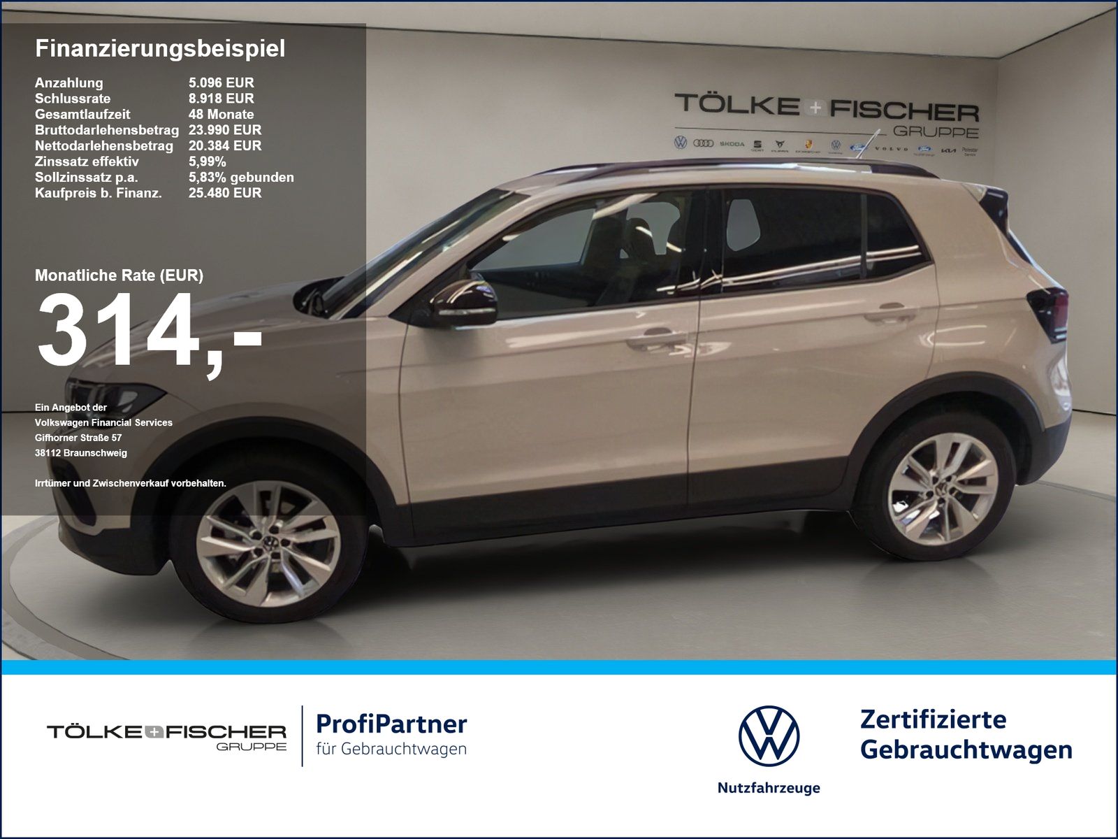 Volkswagen T-Cross 1.0 TSI 85 kW Energy ACC AUT Navi LED LM foto 1