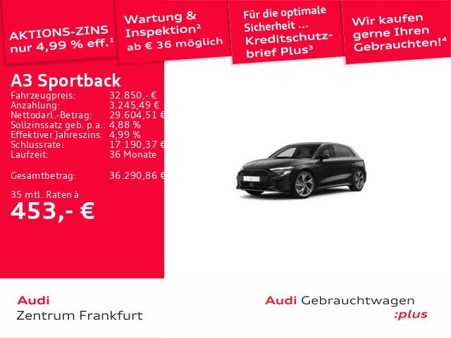 Audi A3 Sportback 40 TDI quattro S tronic S line LED