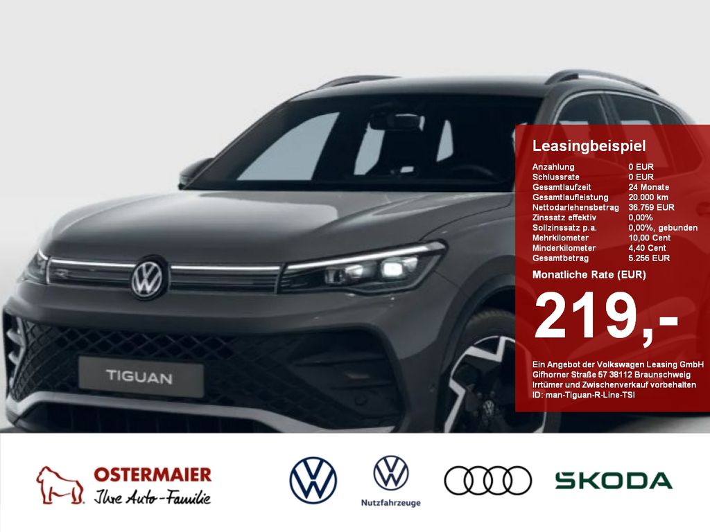 Volkswagen Tiguan R-Line 1.5eTSI 150PS DSG LED,19