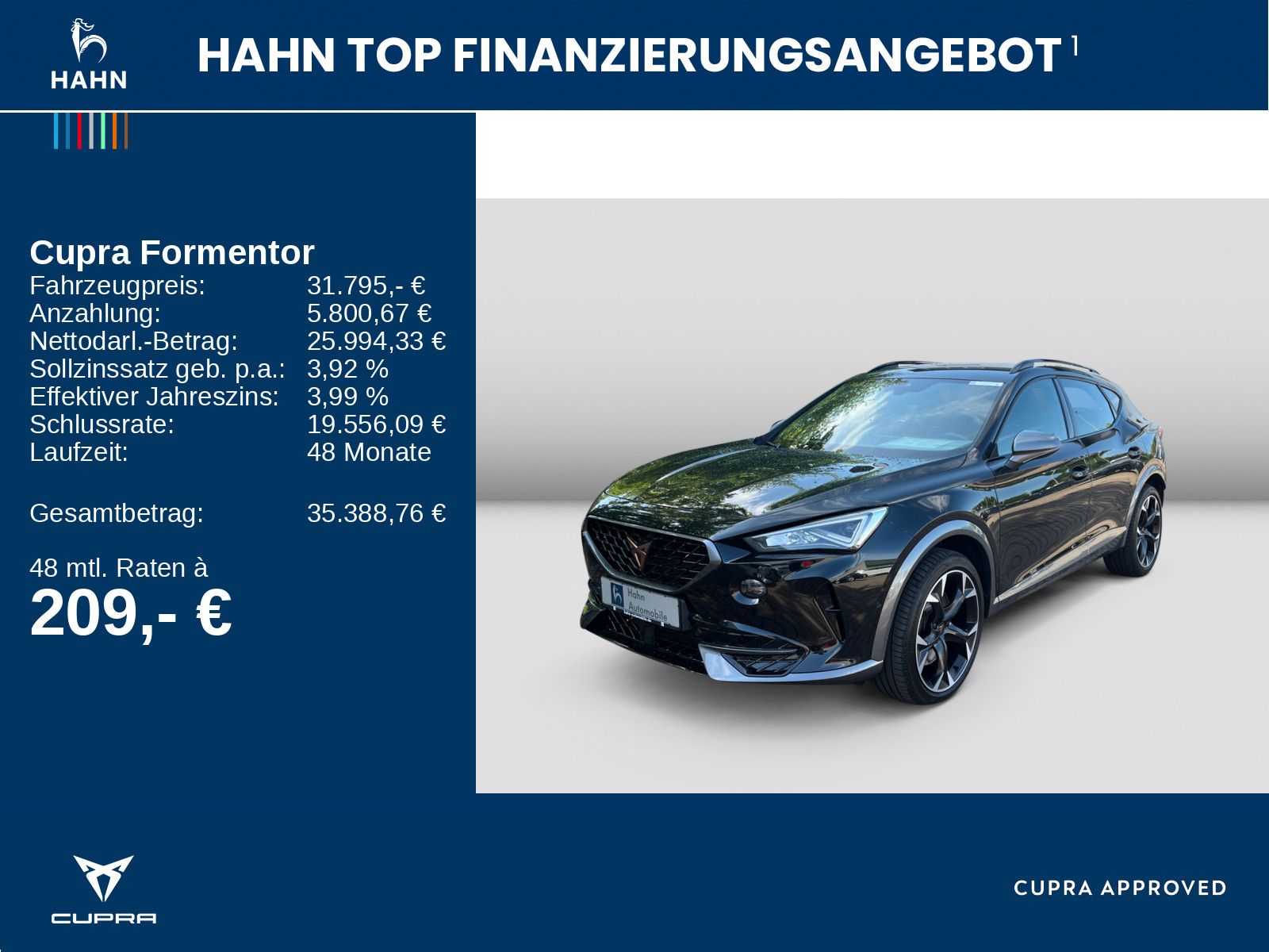 Cupra Formentor VZ 2.0TSI DSG 4Drive LED ACC AHK Navi foto 2