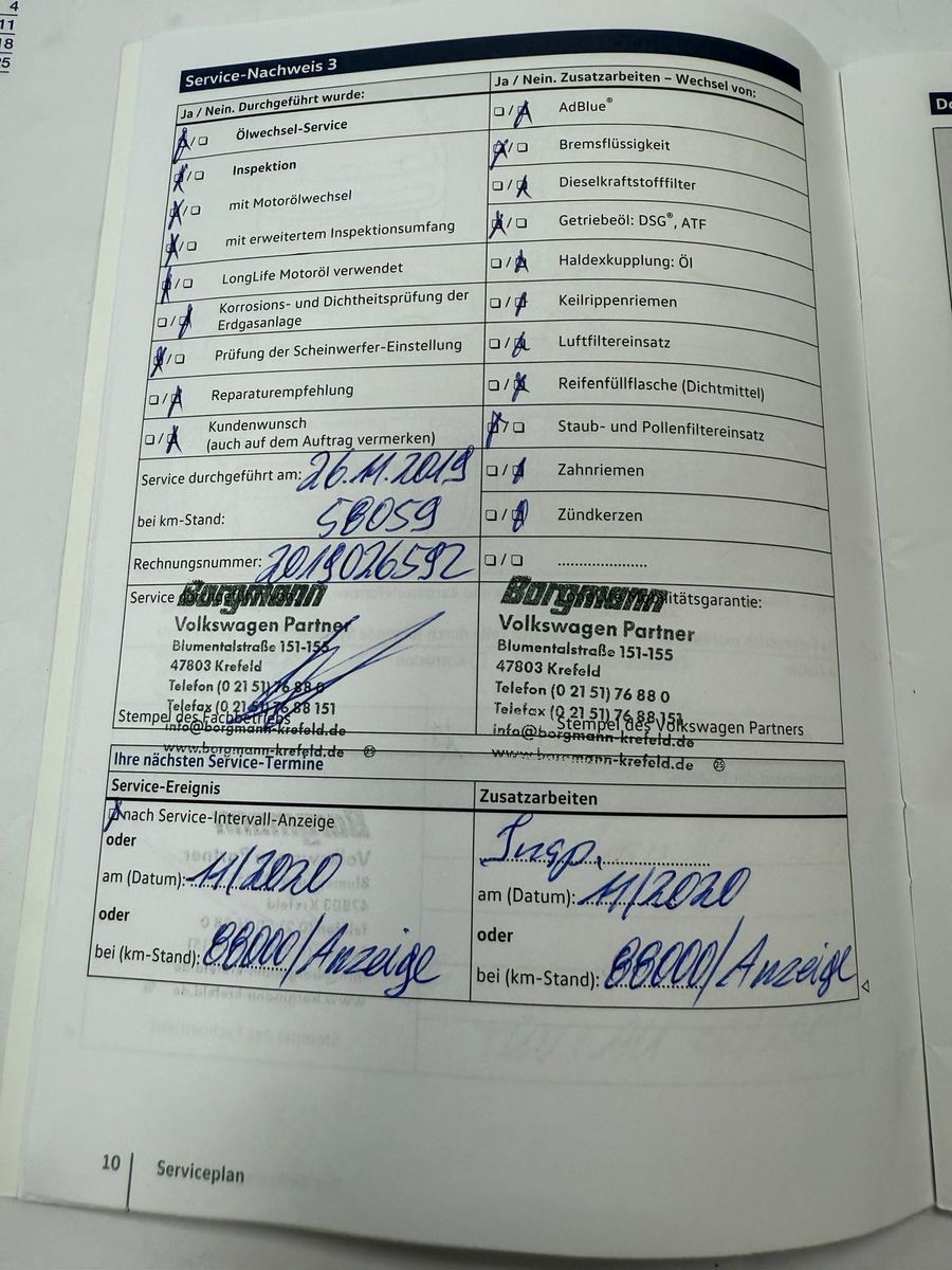 Fahrzeugabbildung Volkswagen Touran Comfortline BMT 7.SITZER/ SCHECKHEFT/ AHK