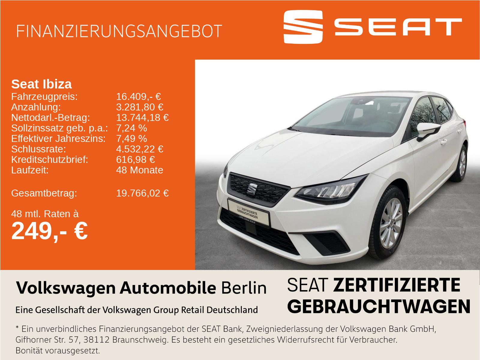 Seat Ibiza 1.0 TSI DSG Style Climatronic LED SHZ PDC