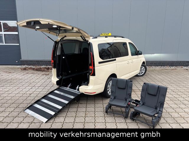 Volkswagen Caddy Life Maxi DSG Taxi Rollstuhl LED 7-Sitzer