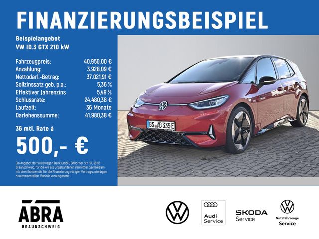 VW ID.3 GTX 210 kW PANO+NAVI+ACC+LANE+CAM