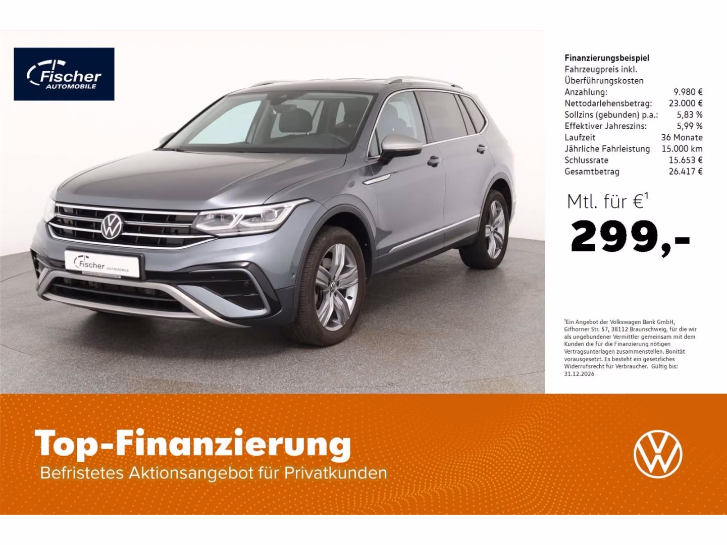 Volkswagen Tiguan Allspace 2.0 TSI 4Mot. Elegance DSG Leder