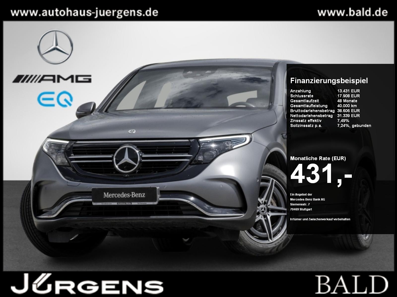 Mercedes-Benz EQC 400 4M AMG-Sport/MLB/360/Ambi/Distr/Keyl/19'
