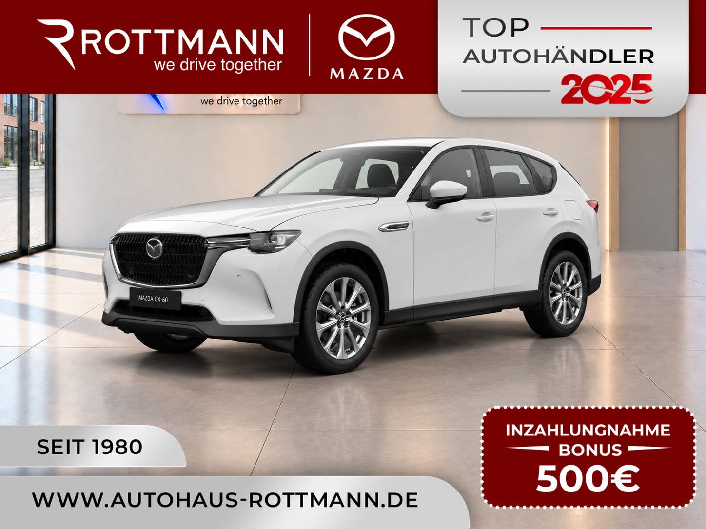Mazda CX-60 2026 eSKYACTIV D 200ps Aut. Exclusive-Line
