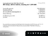 BMW M4 Comp. xDrive Cabrio, Leasing ab 1.339 EUR - BMW: Schwarz, Cabrio