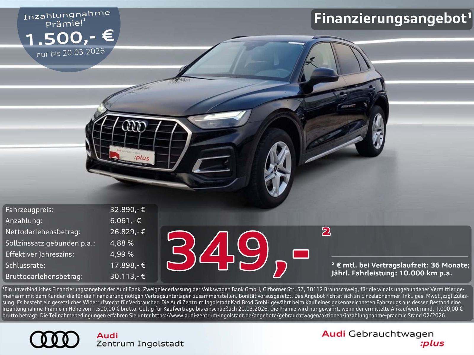 Audi Q5 45 TFSI qu LED NAVI Kamera virtual+ advanced