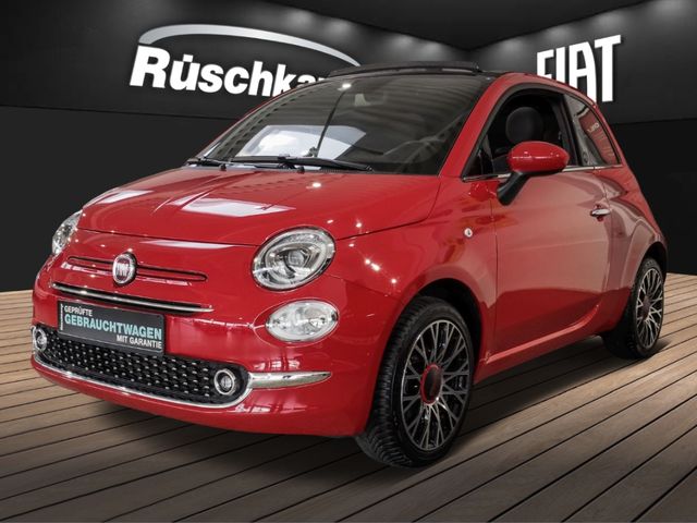 Fiat 500C Red Cabrio 1.0 Klima el.Verdeck PDC Allwett