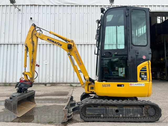 Komatsu PC 16 Telefahrwerk   Stiel 1.36m MS01 2xLöffel