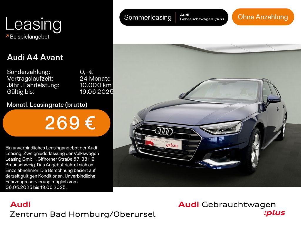 Audi A4 Avant Advanced 35 TFSI*Navi*PDC*Virtual Cockp