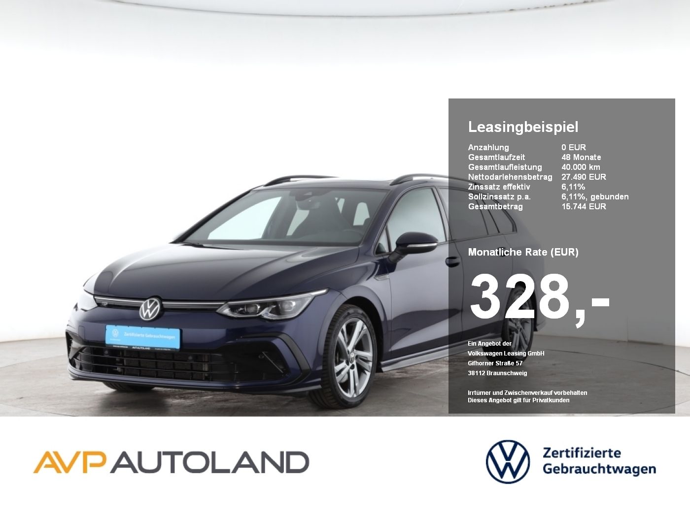 Volkswagen Golf VIII Variant 2.0 TSI DSG R-Line | PANO |
