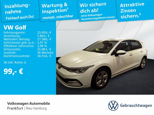 Volkswagen Golf VIII 2.0 TDI Life Navi FrontAssist DAB+ LED