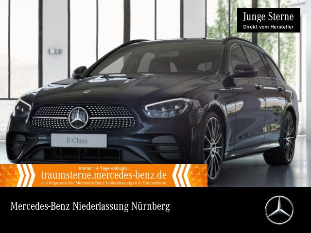 MERCEDES-BENZ E 400 d 4M T AMG/20"/AHK/360°/DISTR/BURME/Night