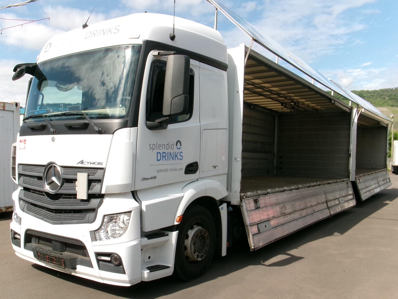 Mercedes-Benz 2545 Actros*kpl Zug*2x LBW*2x 7,7m*Lift/Lenk*Ret
