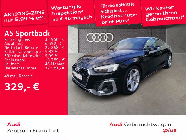 Audi A5 Sportback 40 TFSI S tronic S line Matrix-LED