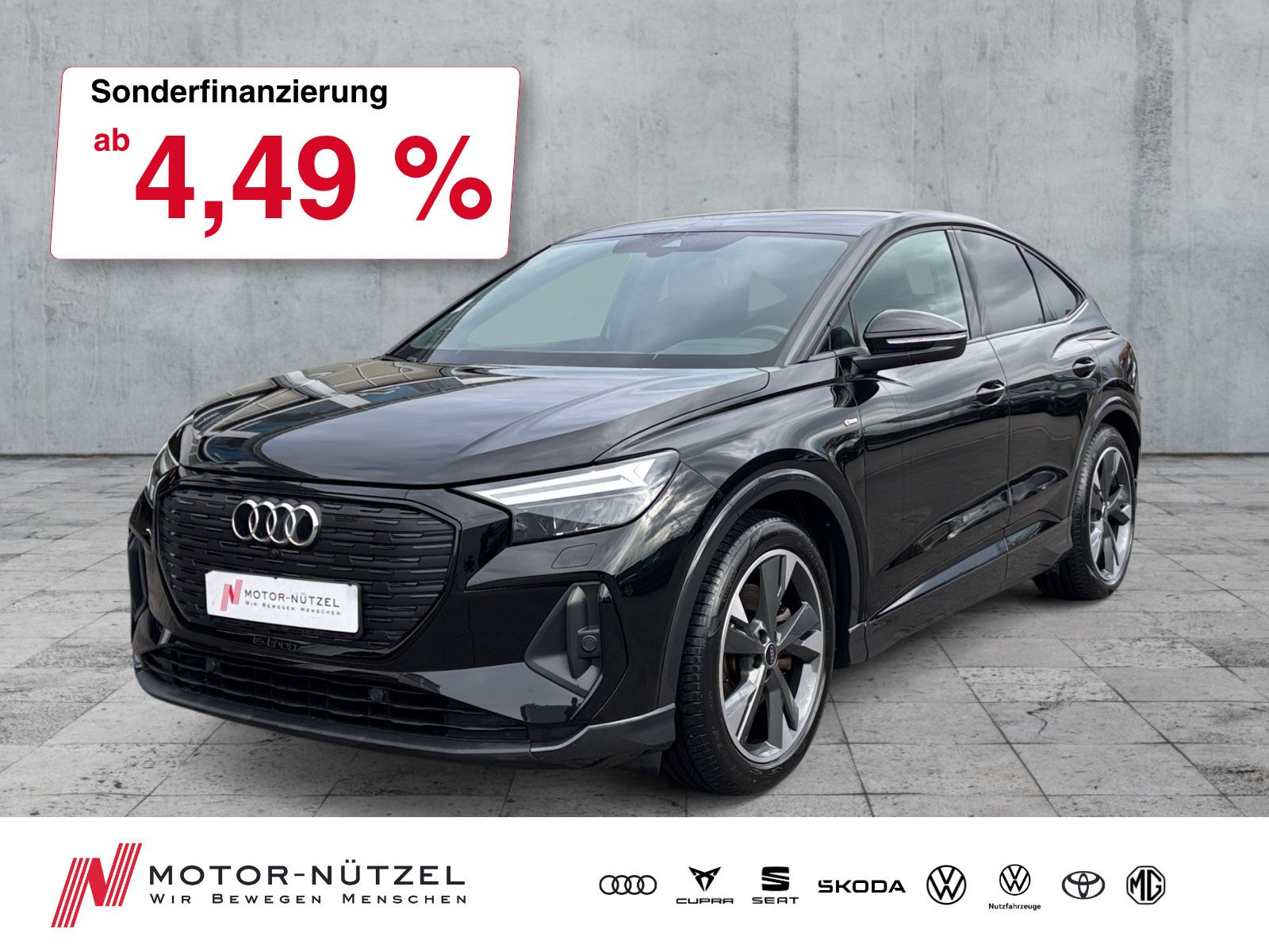 Audi Q4 Sportback e-tron 40 S-LINE LED+NAVI+PDC+GRA