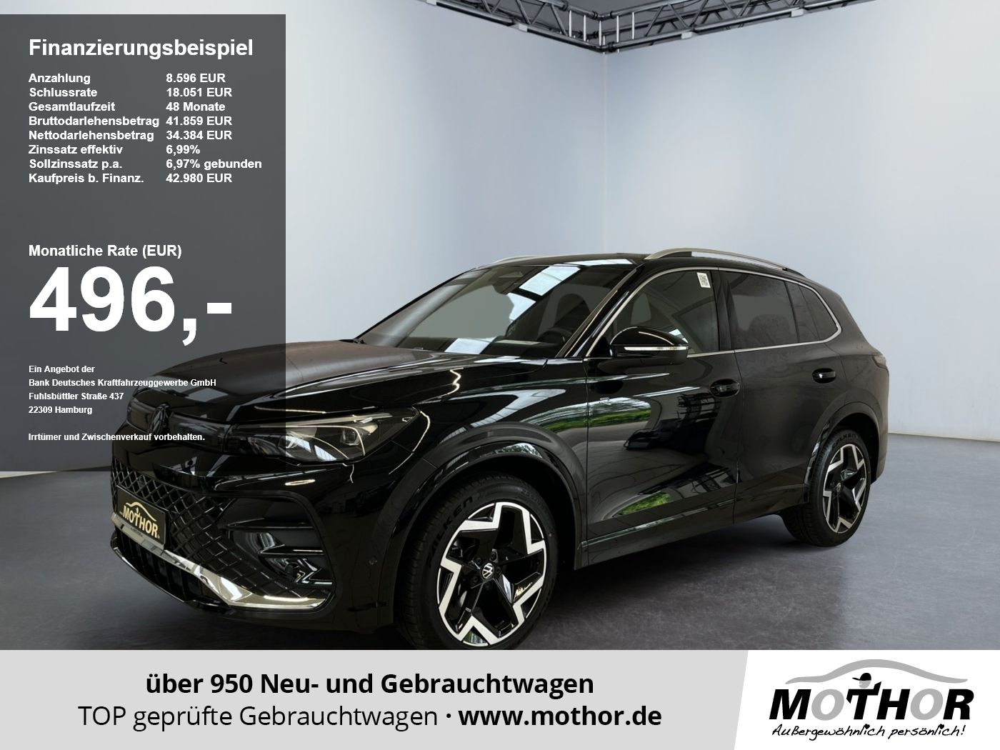 Volkswagen Tiguan R-Line 1.5 eTSI DSG Heckklappe Elek. ACC