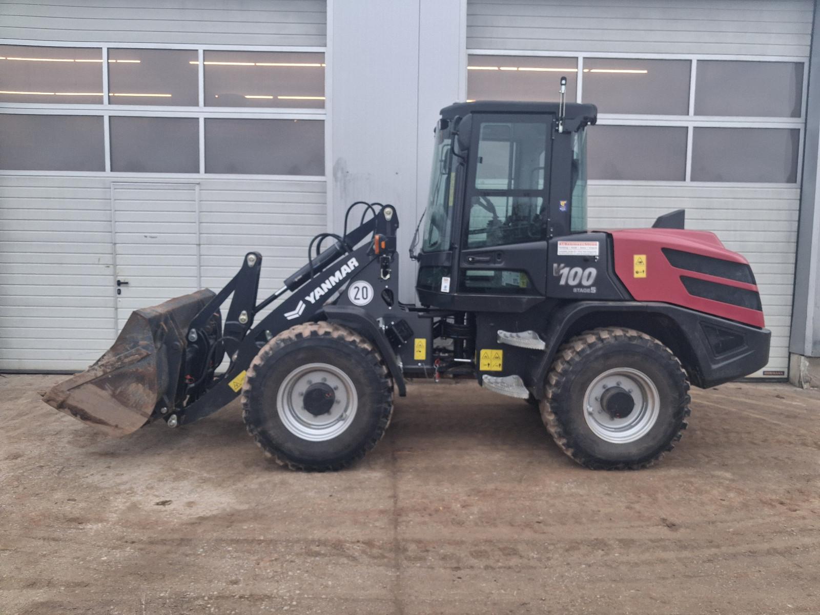 Yanmar V100 incl Schaufel und Gabel  nur 135Bh!