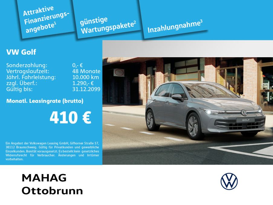 Golf VIII Style 2.0 TDI LED+ Navi ParkPilot Rear