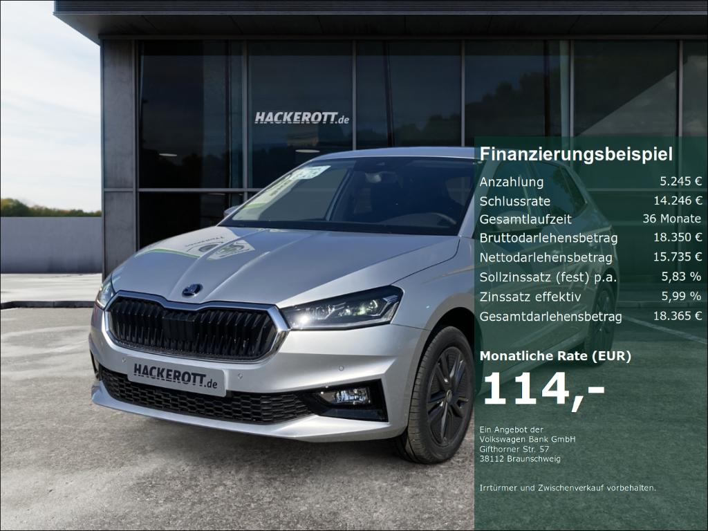 Skoda Fabia Tour 1.0 TSI LED ACC PDC v+h Smartlink