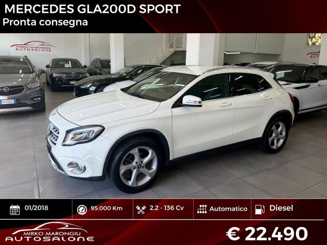 MERCEDES-BENZ Mercedes-benz GLA 200 d Premium FINANZIABILE