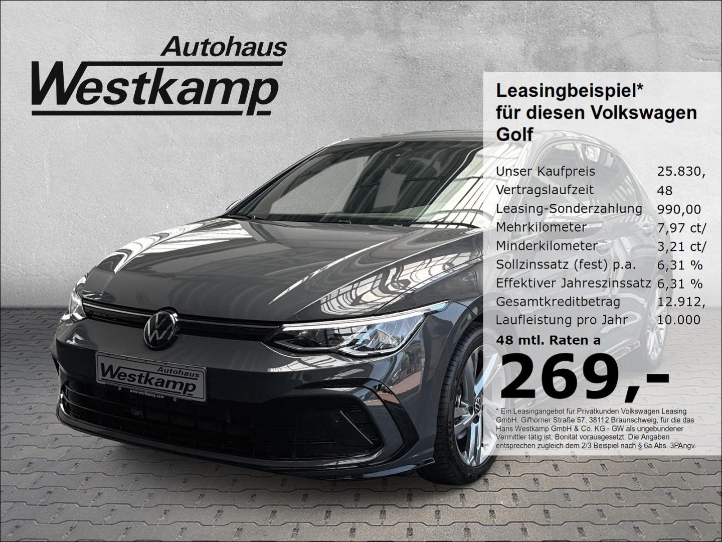 Volkswagen Golf R-Line 1,5 eTSI DSG Winterpaket Led Klimaau