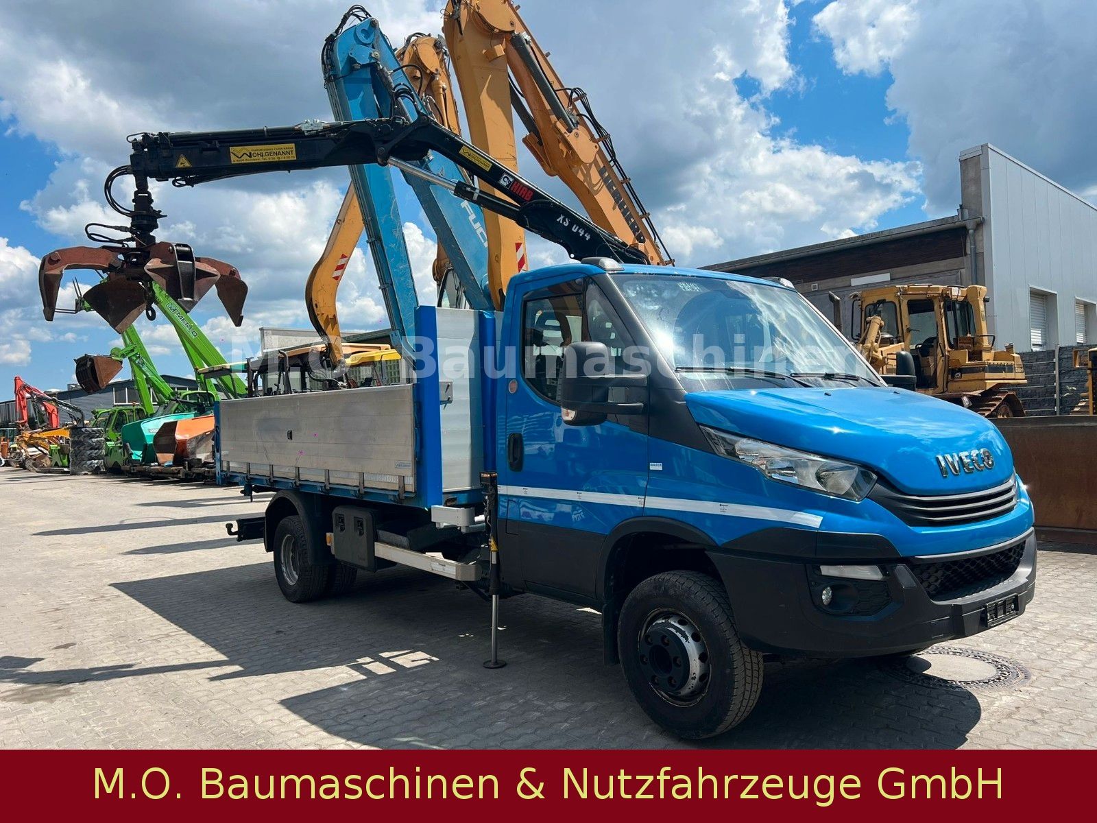 Fahrzeugabbildung Iveco Daily 70C18 / Kipper+Kran Hiab 044 D-2/