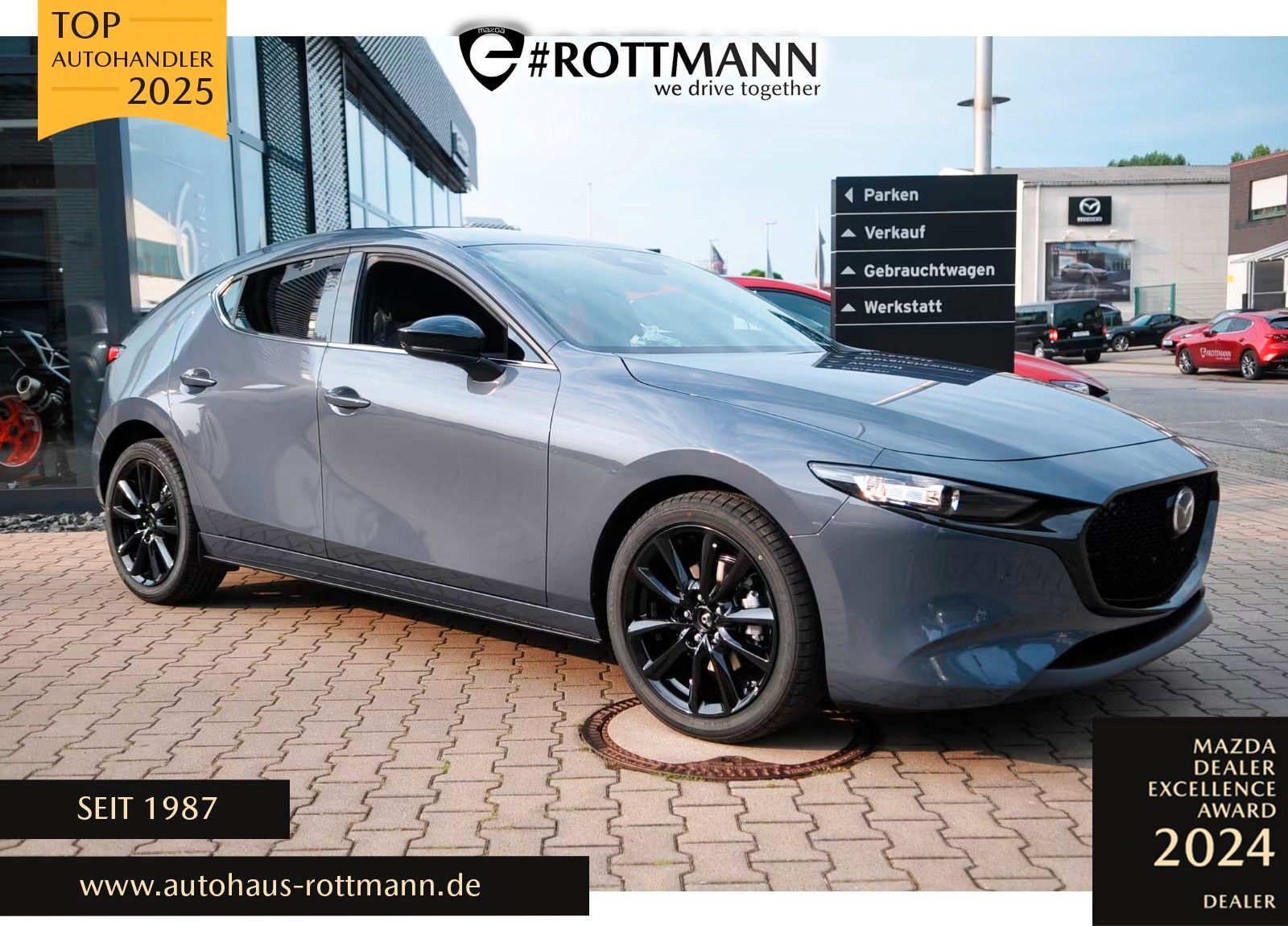 Mazda 3 SoMo e-SKYACTIV-G 2.5 140ps Aut. HOMURA