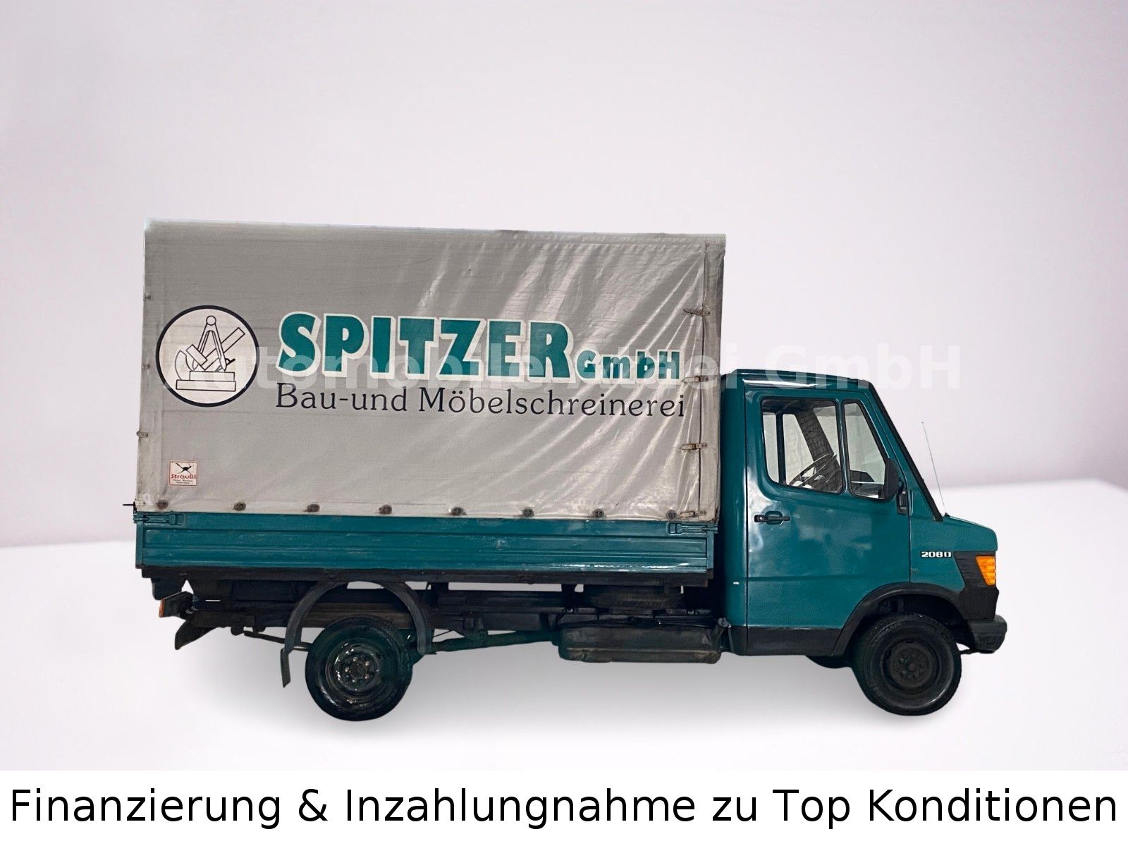 Fahrzeugabbildung Mercedes-Benz 208D Pritsche+Plane *1. HAND* TÜV 12.2025 (7184)